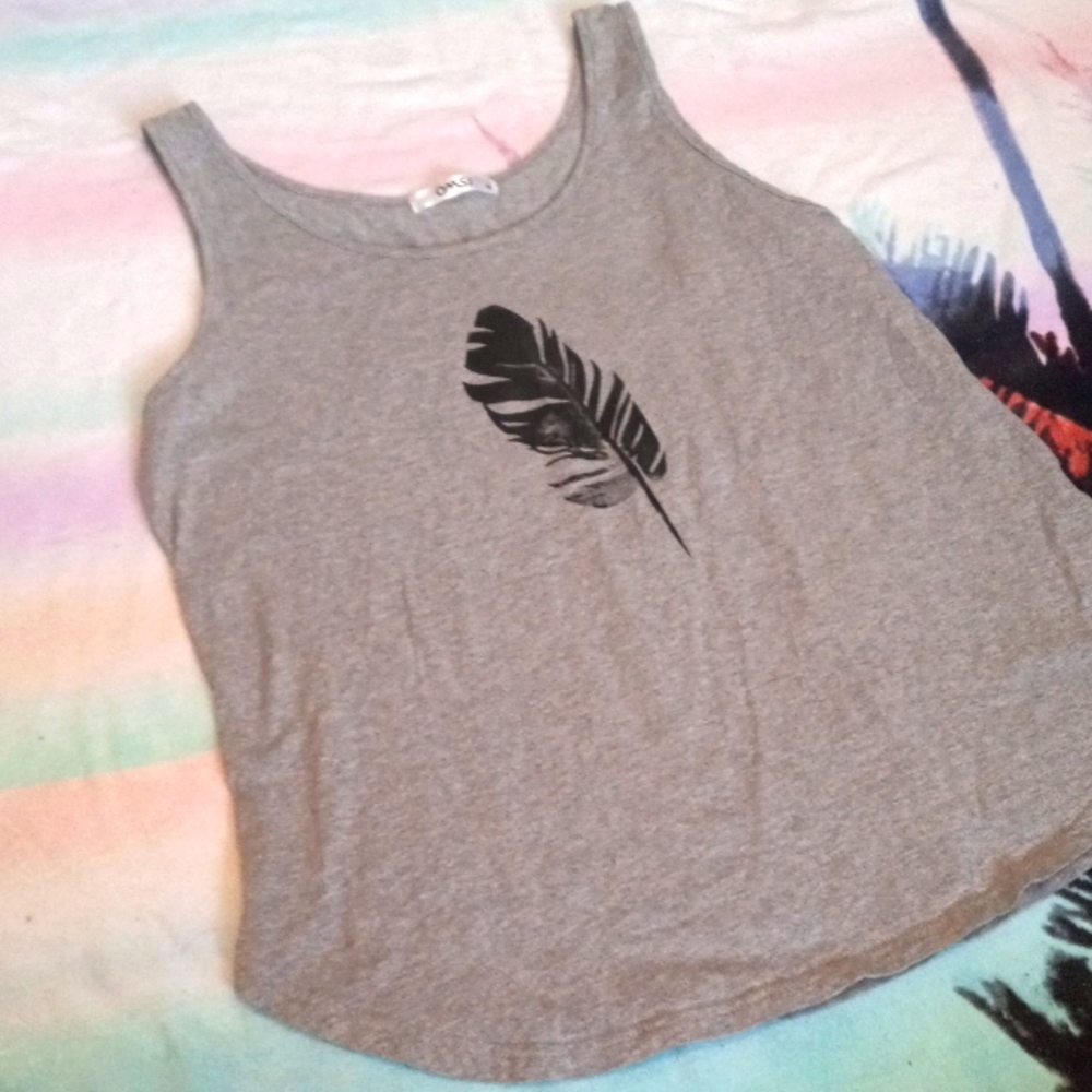 Women's Gray Tank Top, Medium